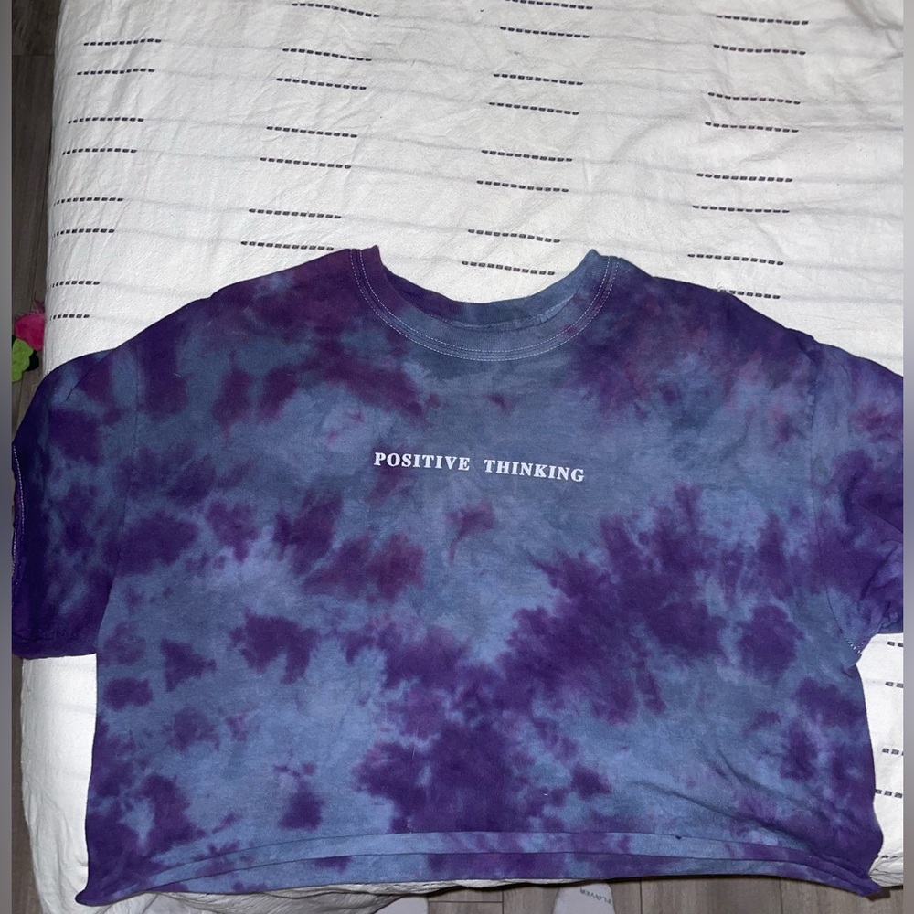 Home tye dyed crop top